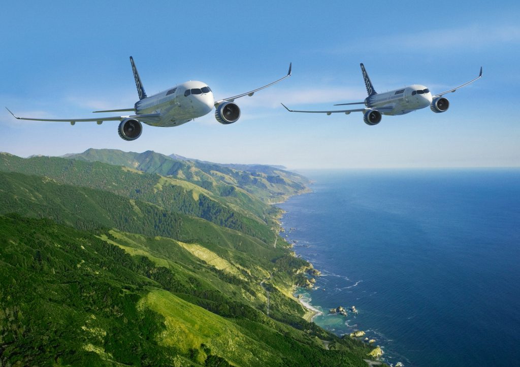 Les avions CSeries de Bombardier