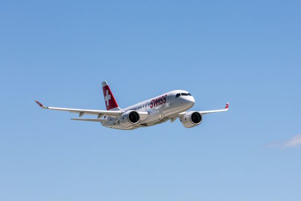 Bombardier CS100 Swiss - Image fournie gracieusement par Bombardier Inc.