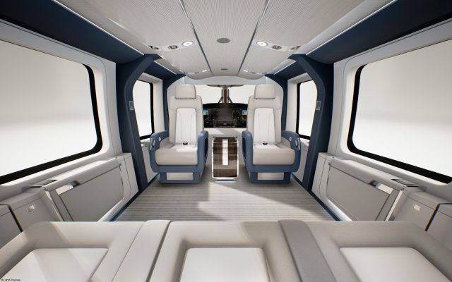 intérieur du H160 VIP - Airbus Helicopters