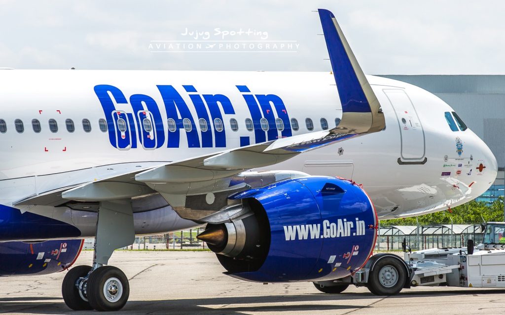 1st Airbus A320 NEO GoAir par ©Jujug Spotting – Tous droits réservés https://www.flickr.com/photos/jujug/with/27052918550/