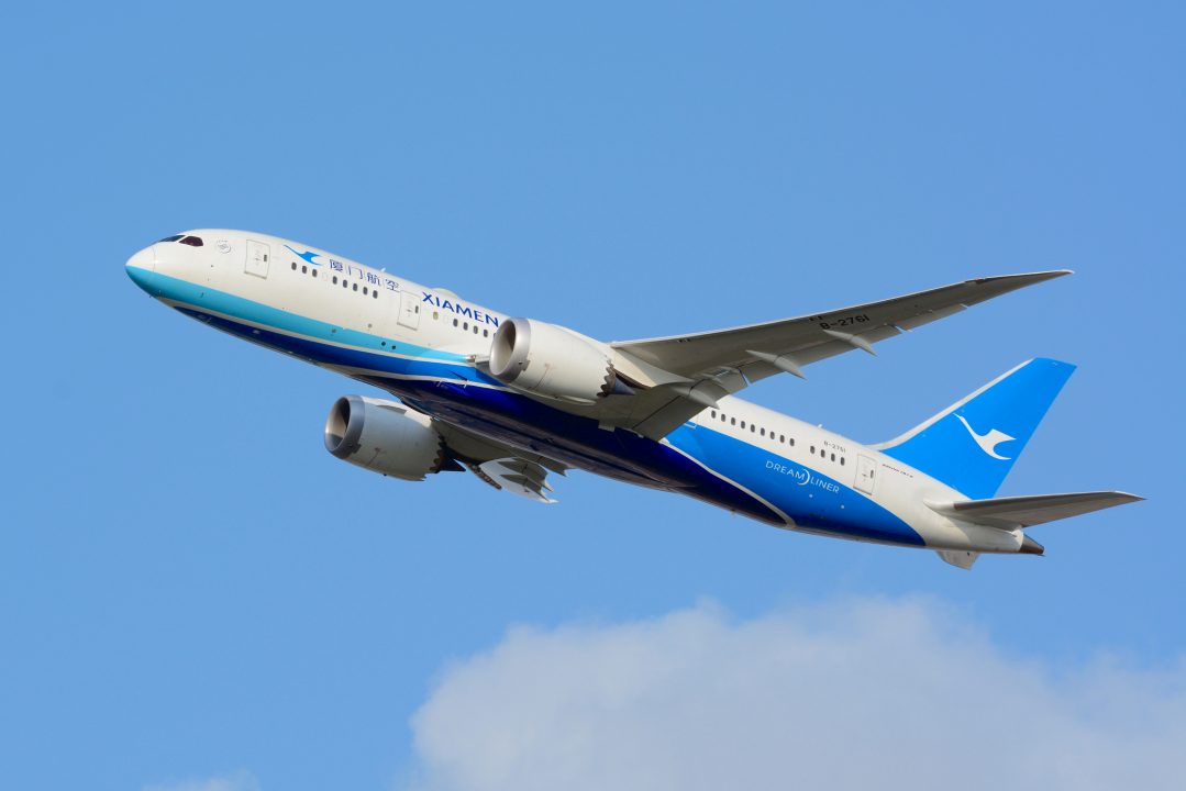 Xiamen Airlines, Boeing 787-8