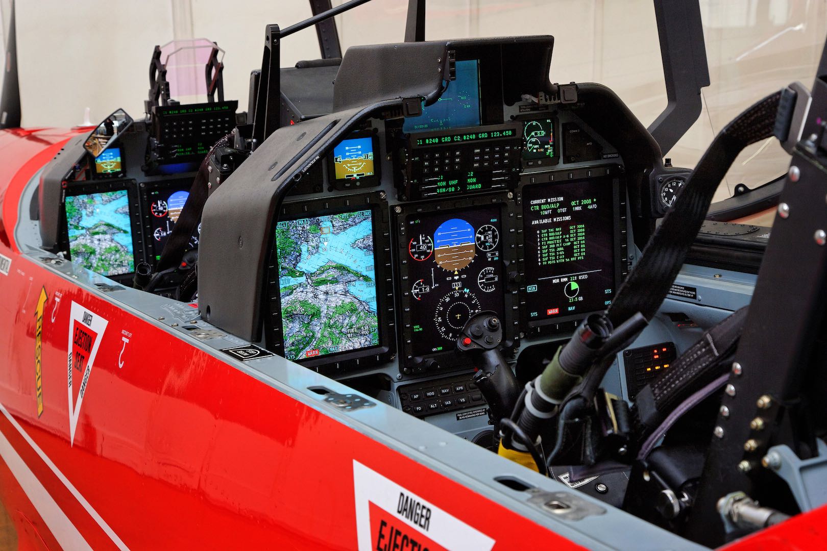 Cockpit du Pilatus PC21