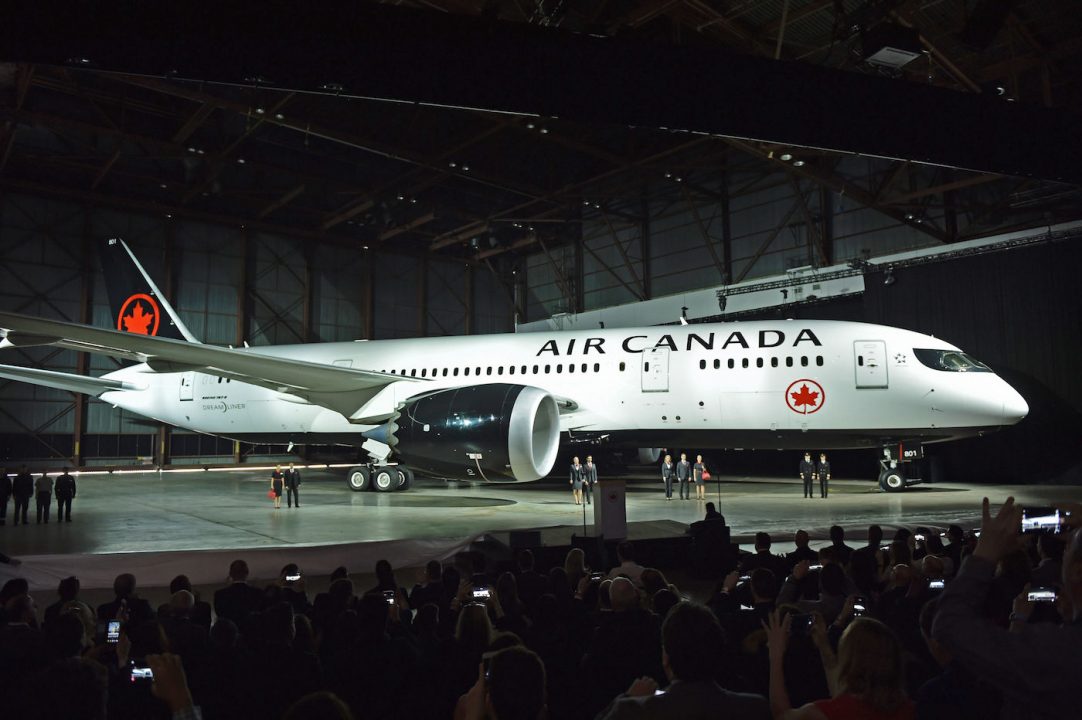 Nouvelle livrée sur le B787 Air Canada