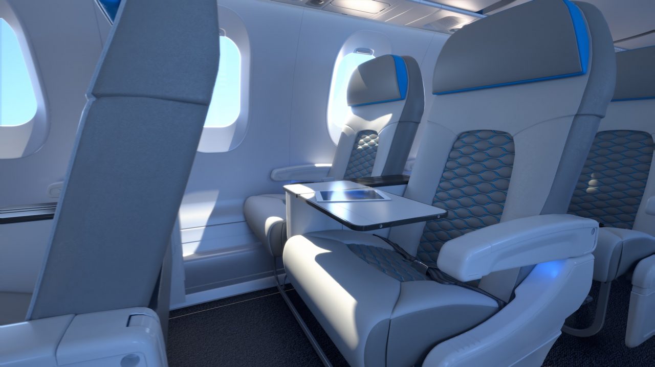 Nouvelle cabine des avions CRJ de Bombardier