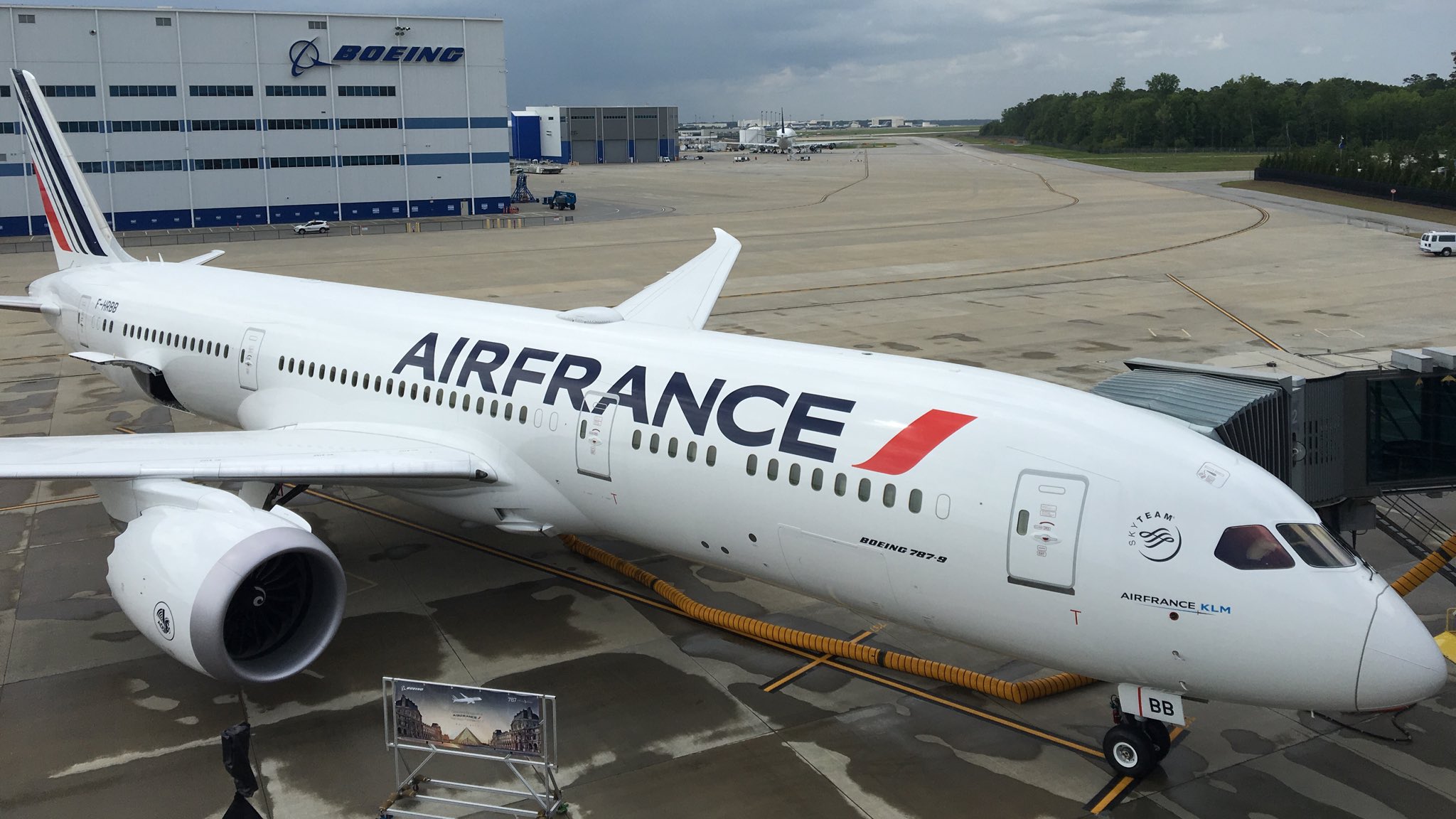 Le second Boeing 787 Air France arrive à Paris Charles de Gaulle – ACTU ...