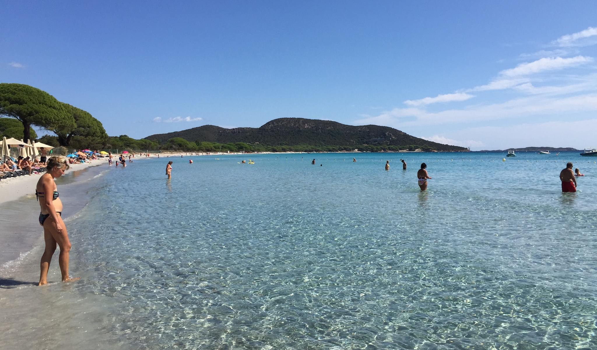 L'une des plages paradisiaques de Corse