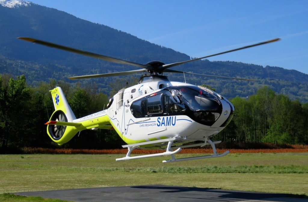 H135 SAMU du groupe SAF Hélicoptères