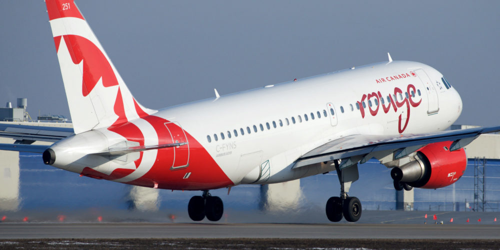 Air Canada Rouge Airbus A319 C-FYNS