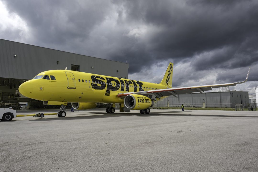 Le 1er A320 assemblé aux USA pour Spirit Airlines