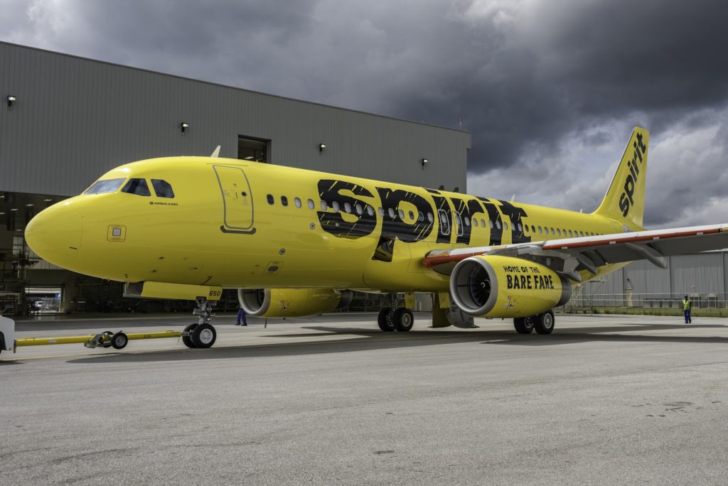 Le 1er A320 assemblé aux USA pour Spirit Airlines