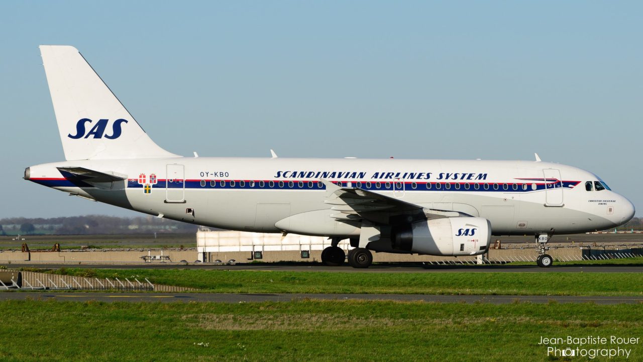 Airbus A319-132 SAS "Retro Livery" OY-KBO