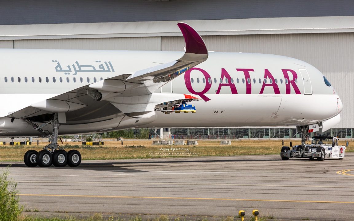 1st Airbus A350-1000 Qatar Airways A7-ANA