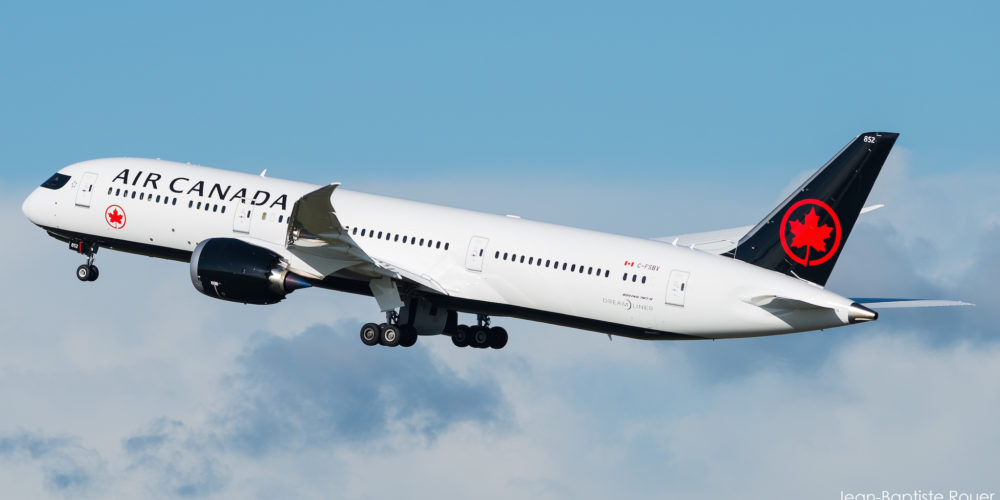 Le 787-9 de chez Air Canada arborant la nouvelle livrée prise le 05/11/2017 (c) Jean-Baptiste Rouer - reproduction interdite