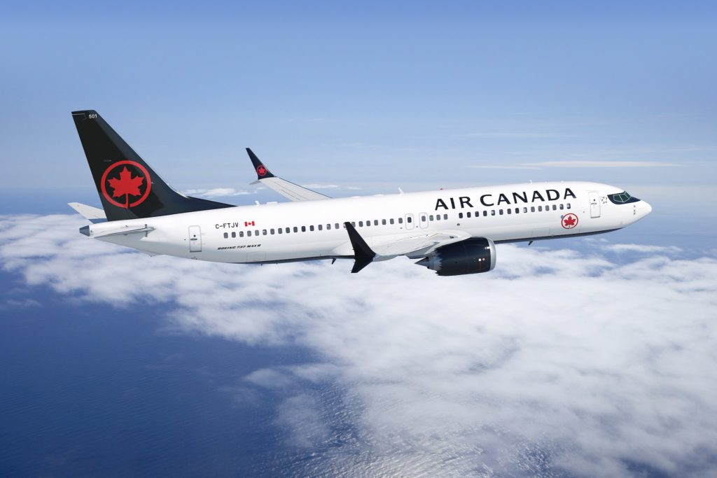 737 MAX de Boeing d’Air Canada