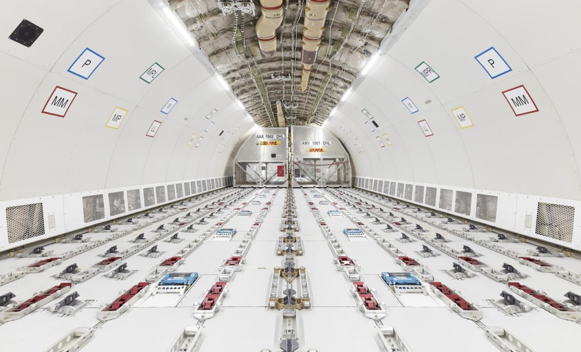 intérieur de l'A330-300P2F DHL Express