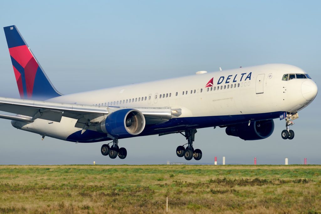 Boeing 767 Delta à Paris CDG