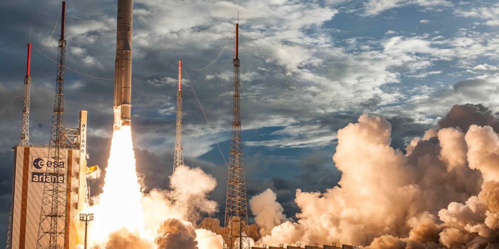 Décollage d'Ariane 5 depuis Kourou