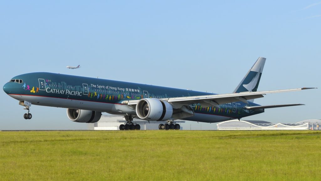 Boeing 777-300ER Cathay Pacific "The Spirit of Hong Kong Livery" B-KPB