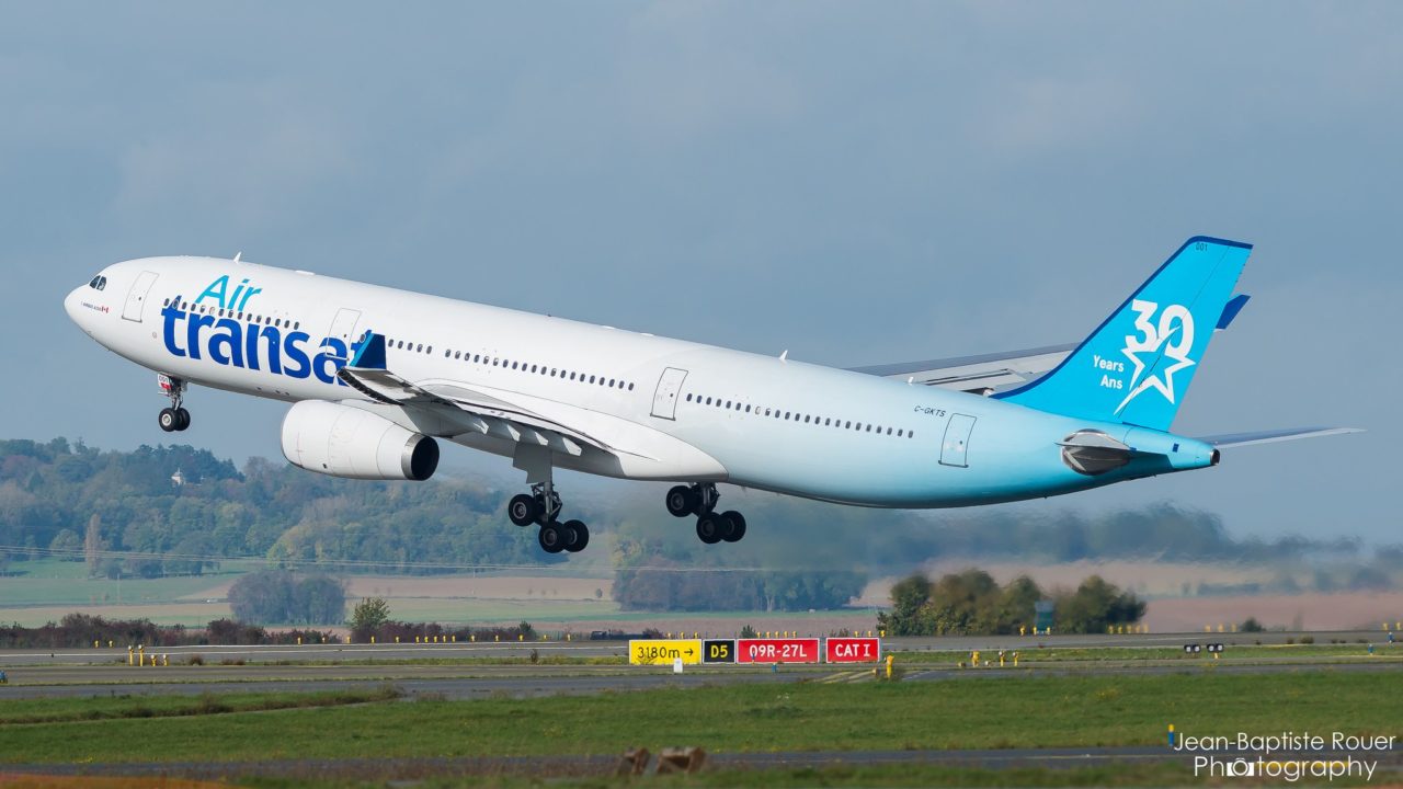Airbus A330-342 Air Transat "30th Anniversary Livery " C-GKTS