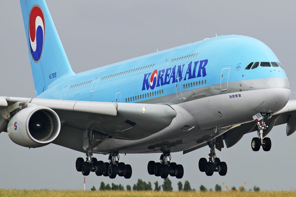 A380 Korean Air / HL-7615 / MSN-75 / le 5e A380 Korean Air reçu en novembre 2011