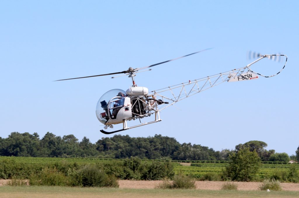 Agusta Bell 47 G2 [F-BTSN] équipé d'un moteur Lycoming VO 435