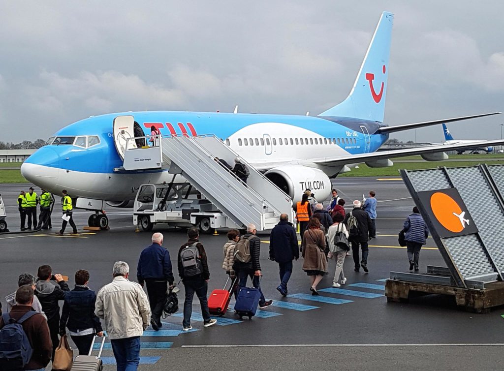 1er vol entre Rennes et Palerme le 9 AVril 2018