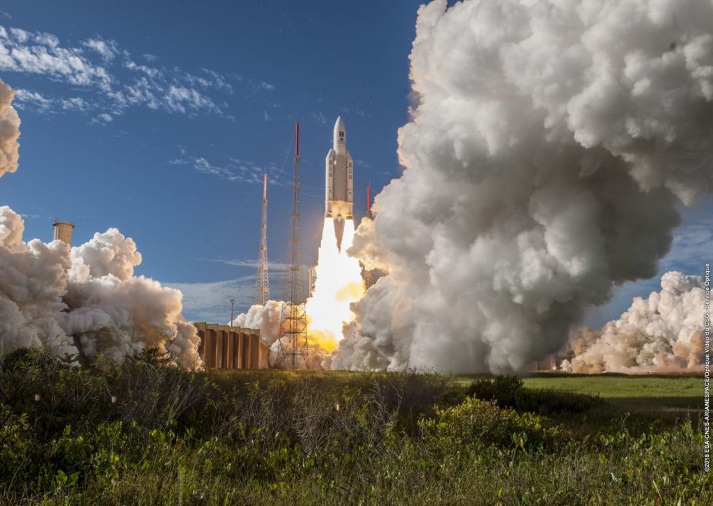 Décollage Ariane 5 - VA244 le 25 juillet 2018