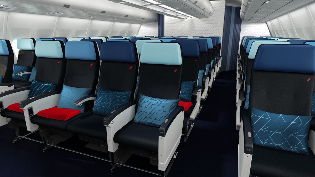 Nouvelle cabine Air France Eco des A330 rénovés