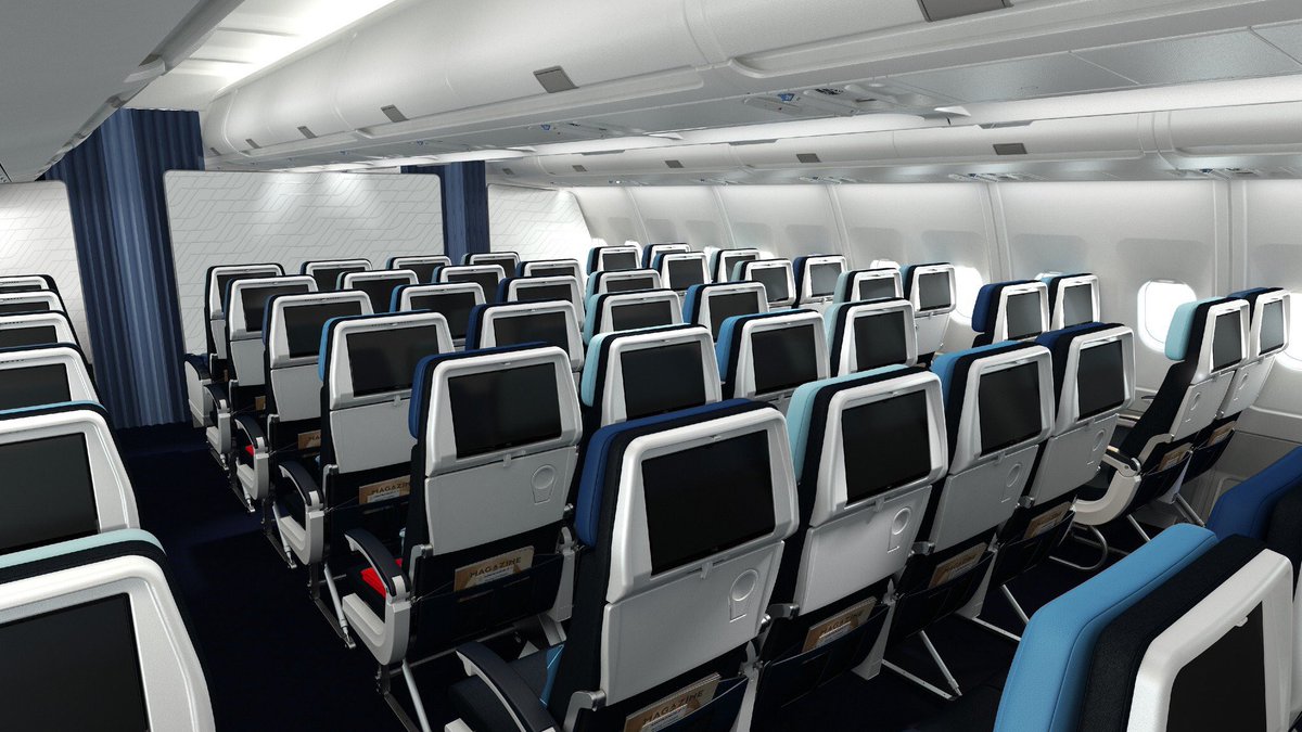 Nouvelle cabine Air France Eco des A330 rénovés