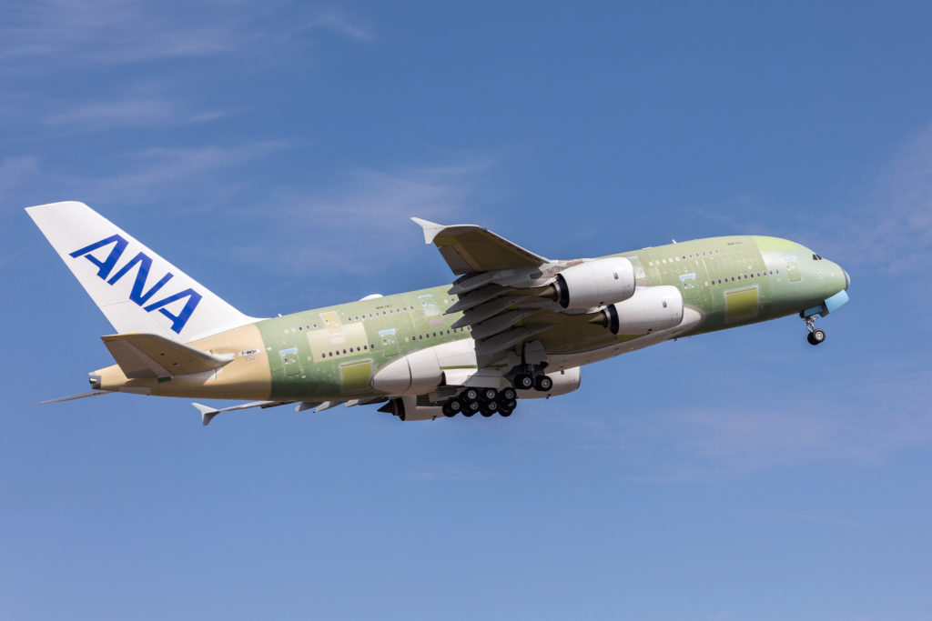 Airbus A380-841 F-WWSH msn 262 - 1er A380 destiné à ANA