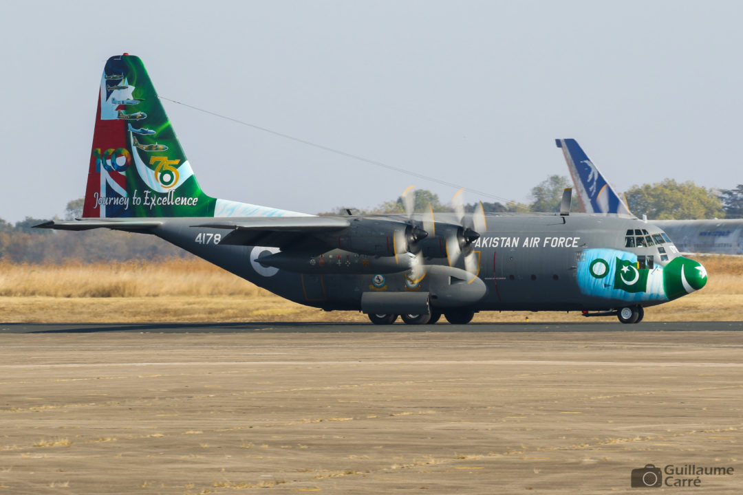 Lockheed C130 Pakistan air force à Chateauroux