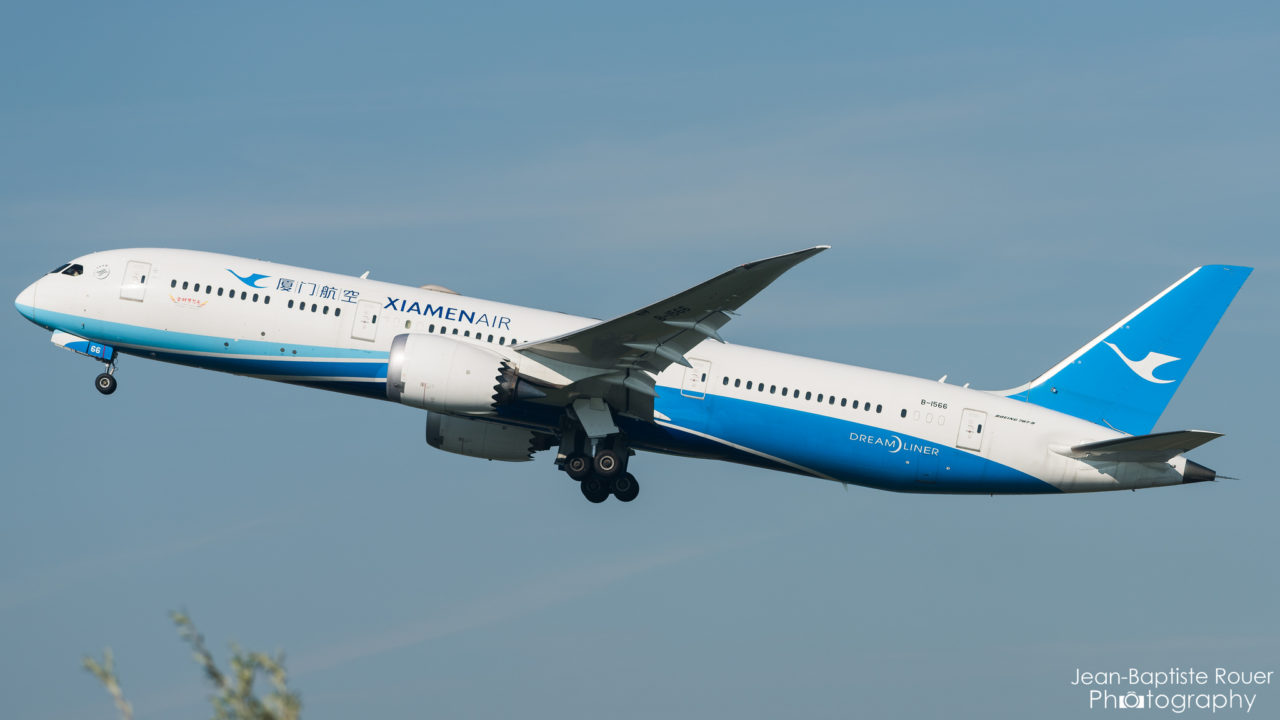 Boeing 787-9 Xiamen Air à Amsterdam