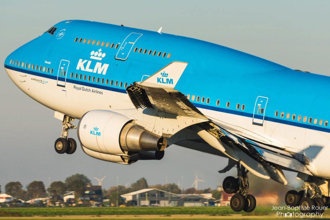 Boeing 747-406 KLM à Amsterdam