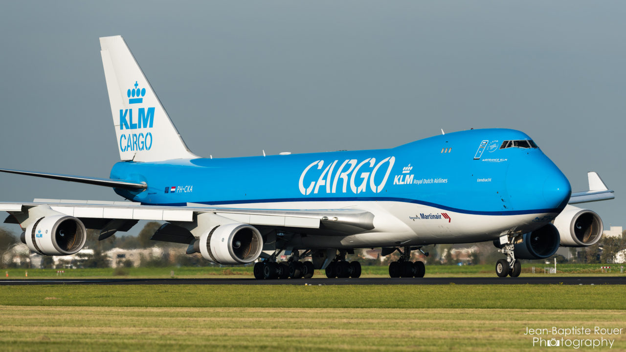 Boeing 747-406F KLM cargo à Amsterdam