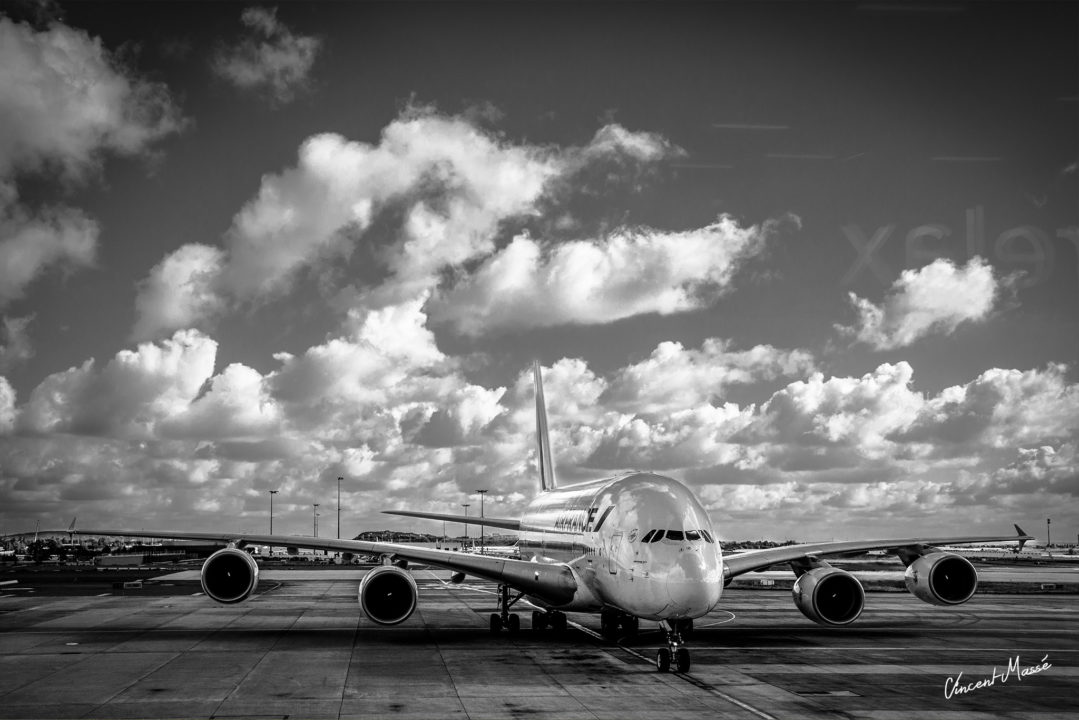 Airbus A380 Airfrance à Paris Charles de Gaulle