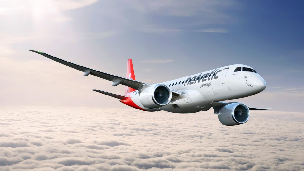 Helvetic Airway Embraer E190-E2