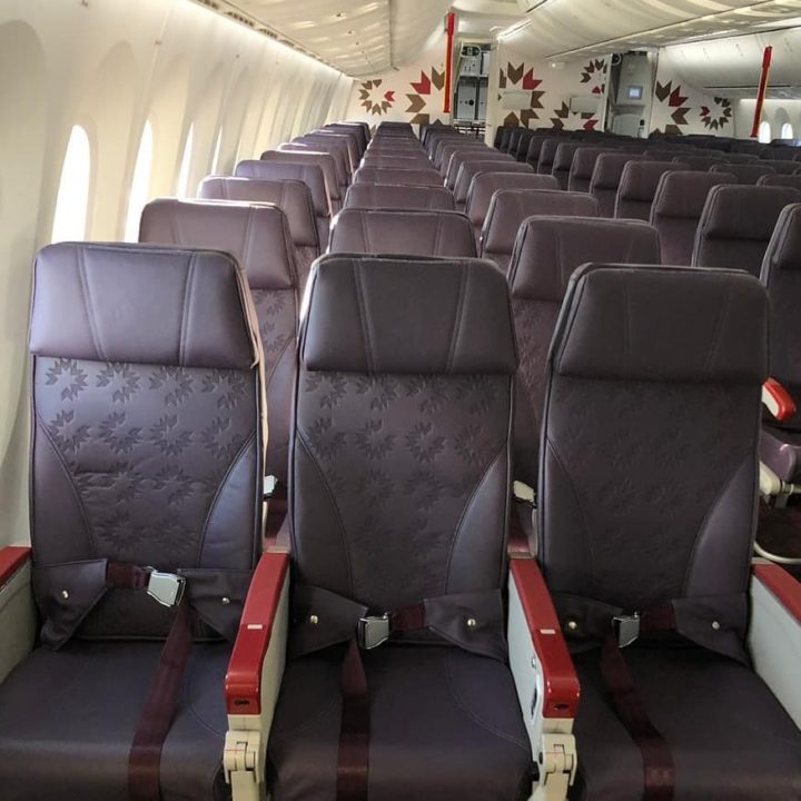 Nouvelle cabine Economie Royal Air Maroc