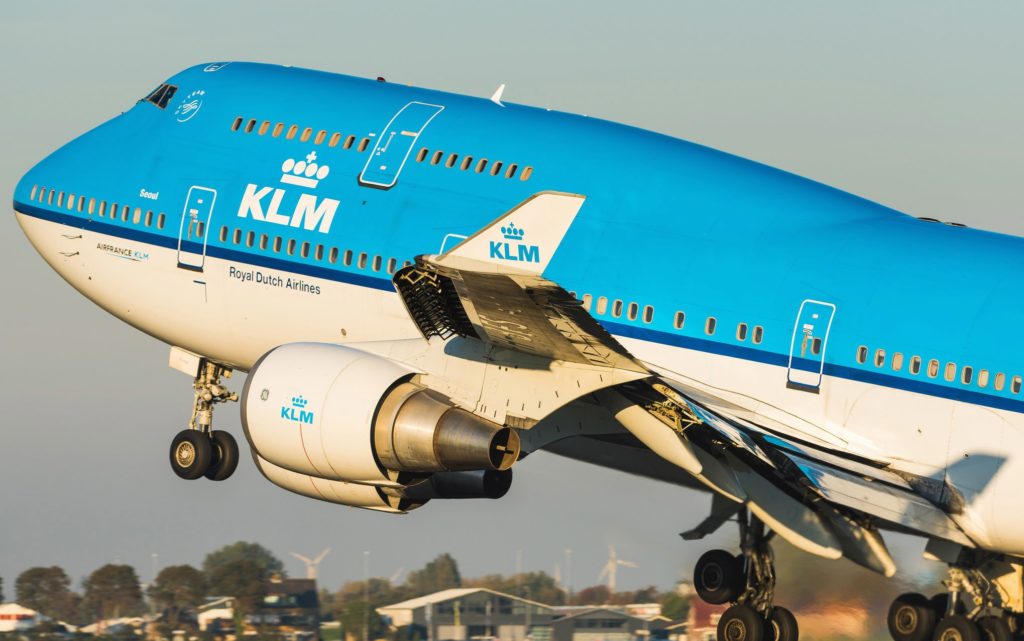 Boeing 747-406 KLM à Amsterdam