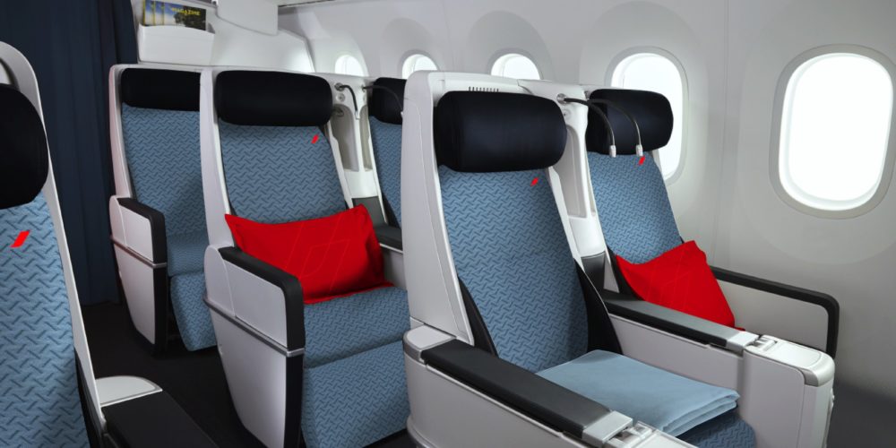 Siège Premium Economy des A330