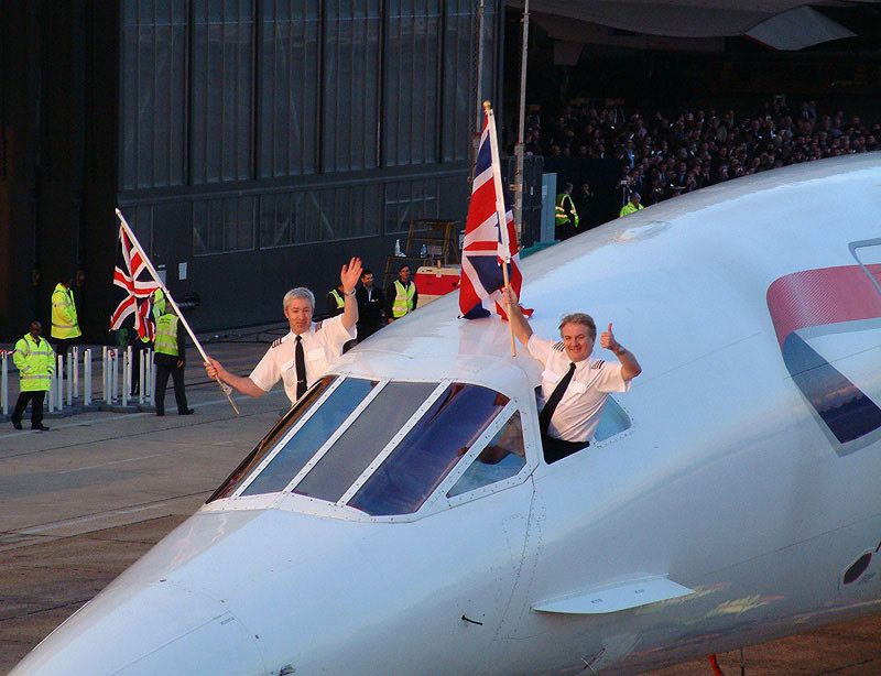 Dernier jour du Concorde British Airways