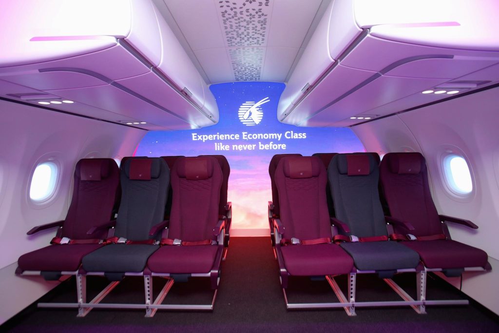 Nouvelle cabine Eco Qatar Airways