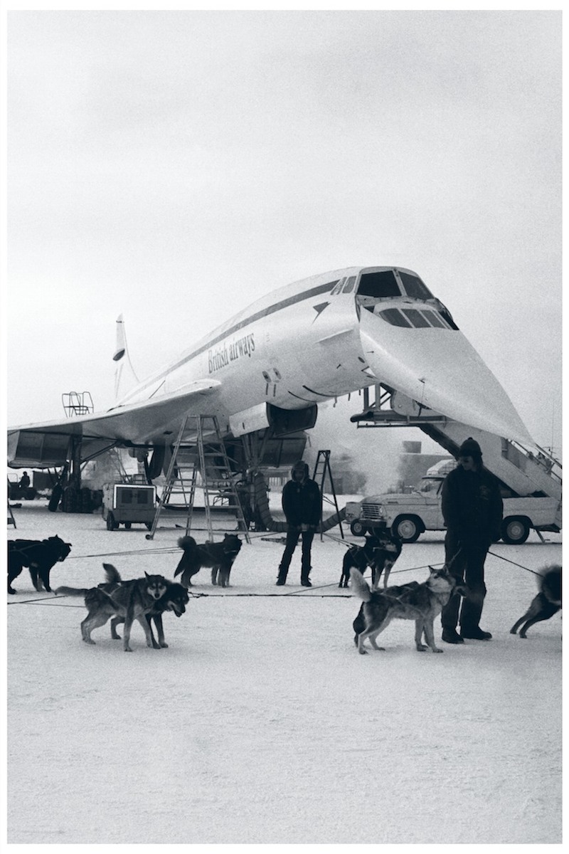 Test de temps froid de Concorde à Anchorage