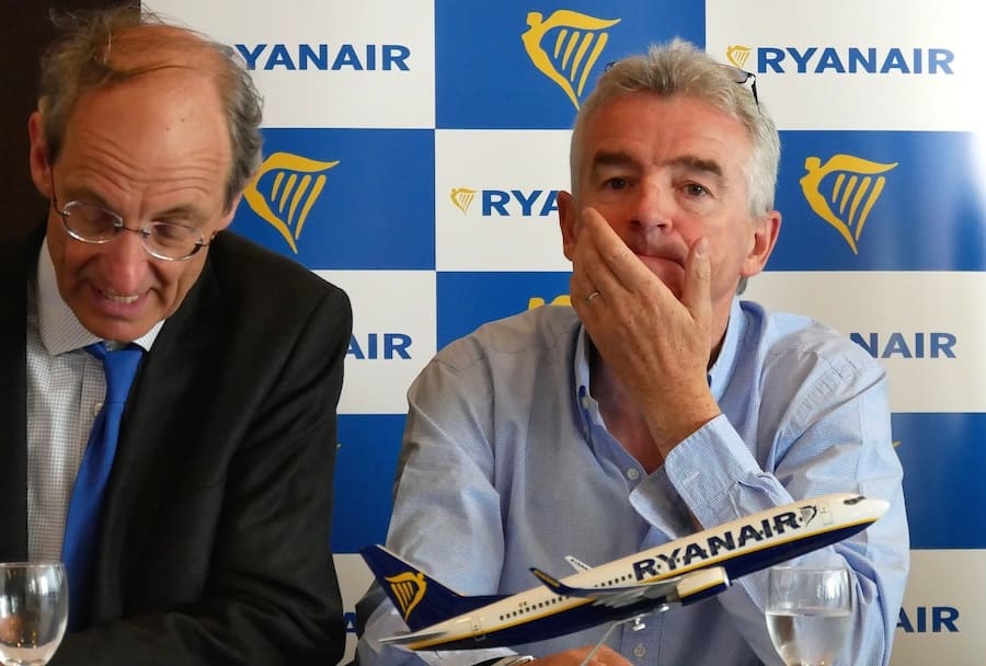 Michael O'Leary PDG Ryanair