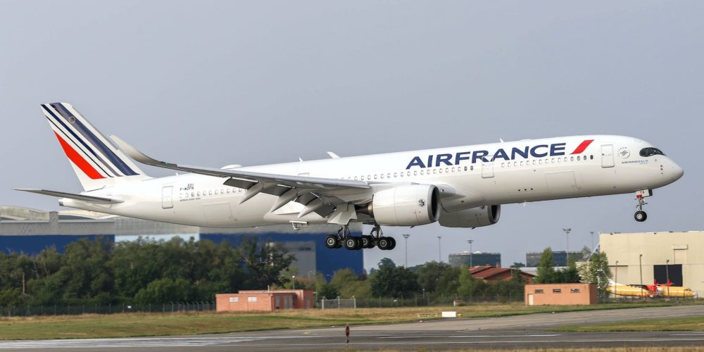 Retour du 1er vol pour le 1er A350-900 Air France [F-HTYA / MSN331 / F-WZFN]