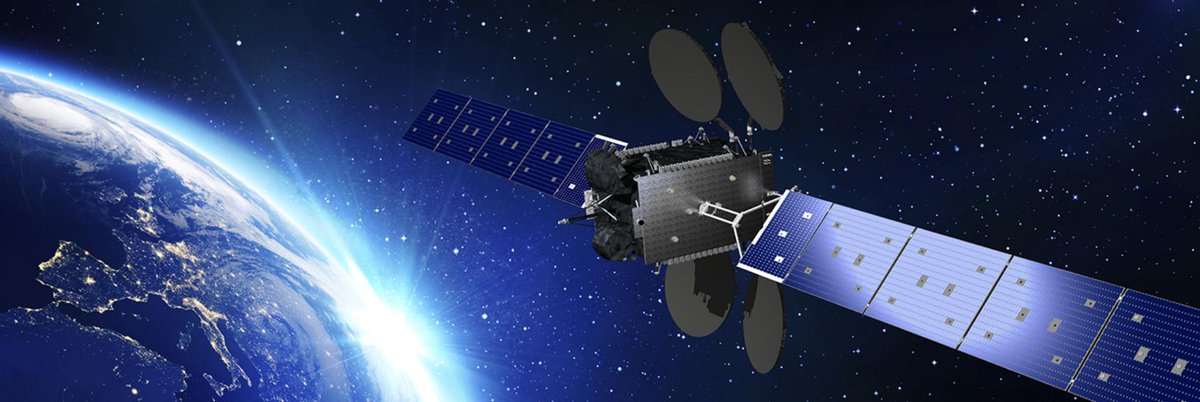 Vue 3D du satellite Ovzon-3 