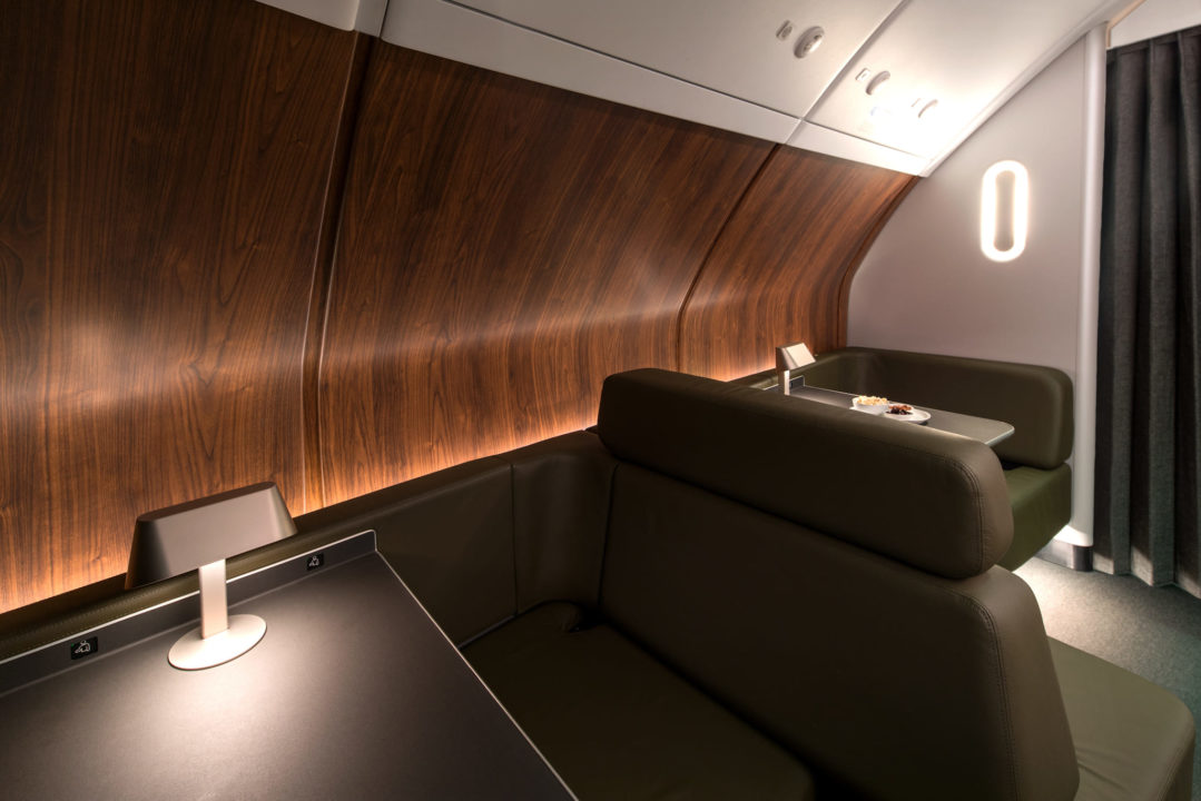 Nouveau salon-lounge de l'A380 Qantas