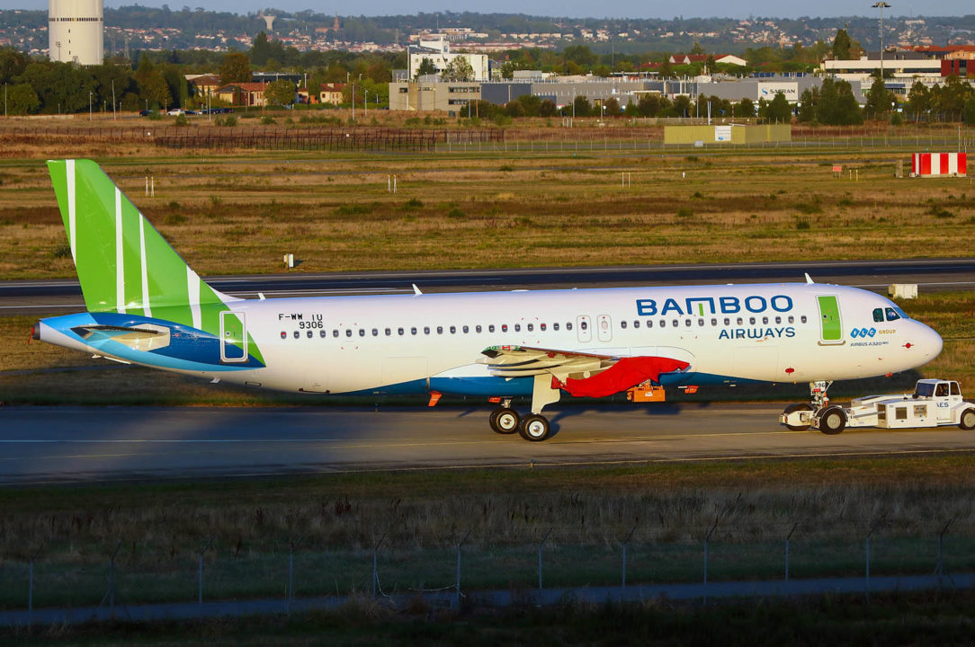 F-WWIU Airbus A320 Neo Bamboo Airways Airbus A320-251N Bamboo Airways s/n 9306 VN-A596