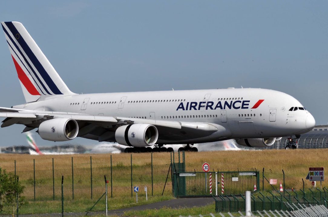 Air France A380 F-HPJB MSN40 à l’atterrissage à CDG