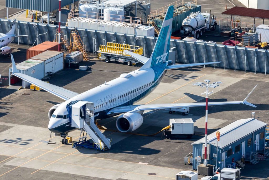 Boeing 737 MAX 7 à Boeing Field