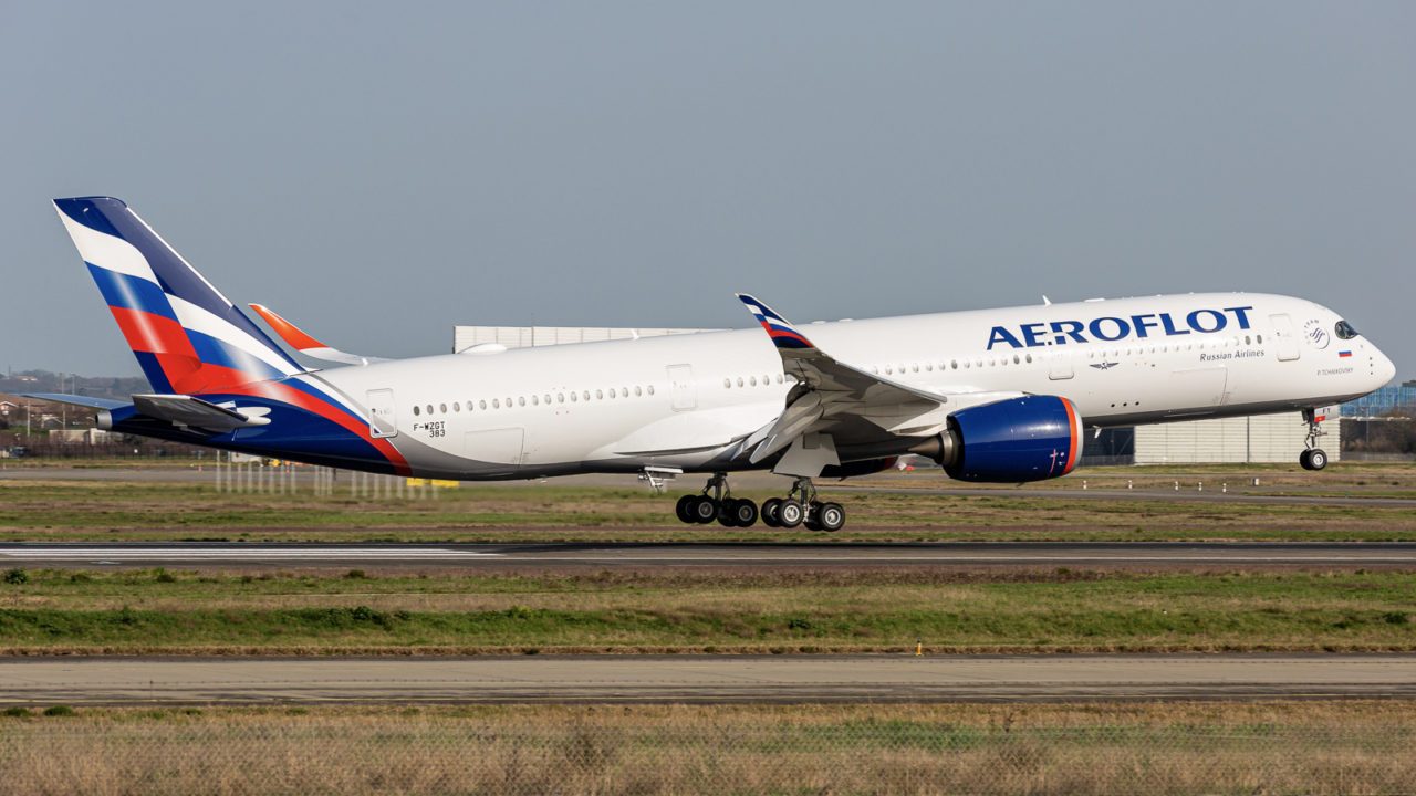 Airbus A350-941 Aeroflot [s/n 383 / VQ-BFY / F-WZGT]